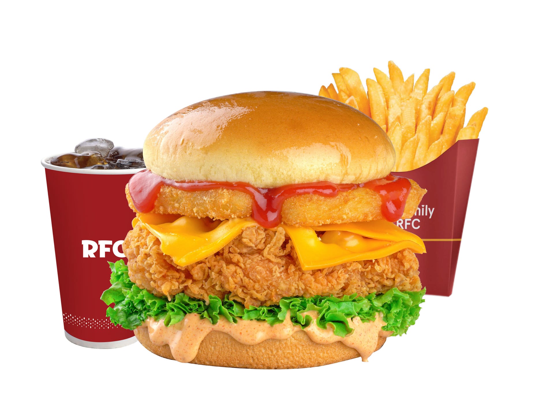 Royal Tower Burger Combo