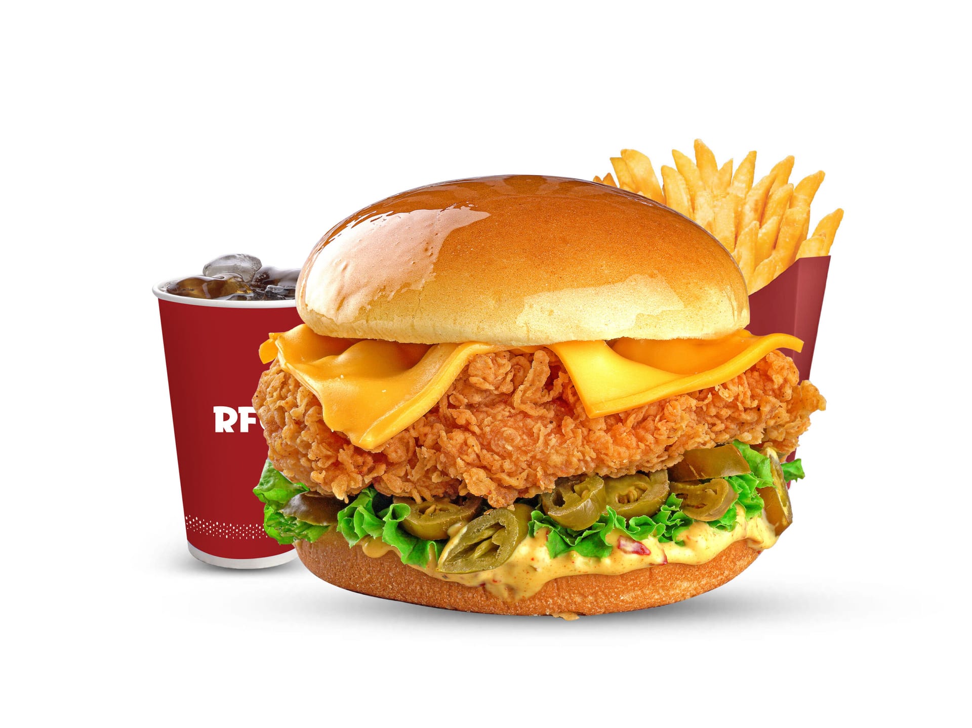 Royal Chilly Burger Combo